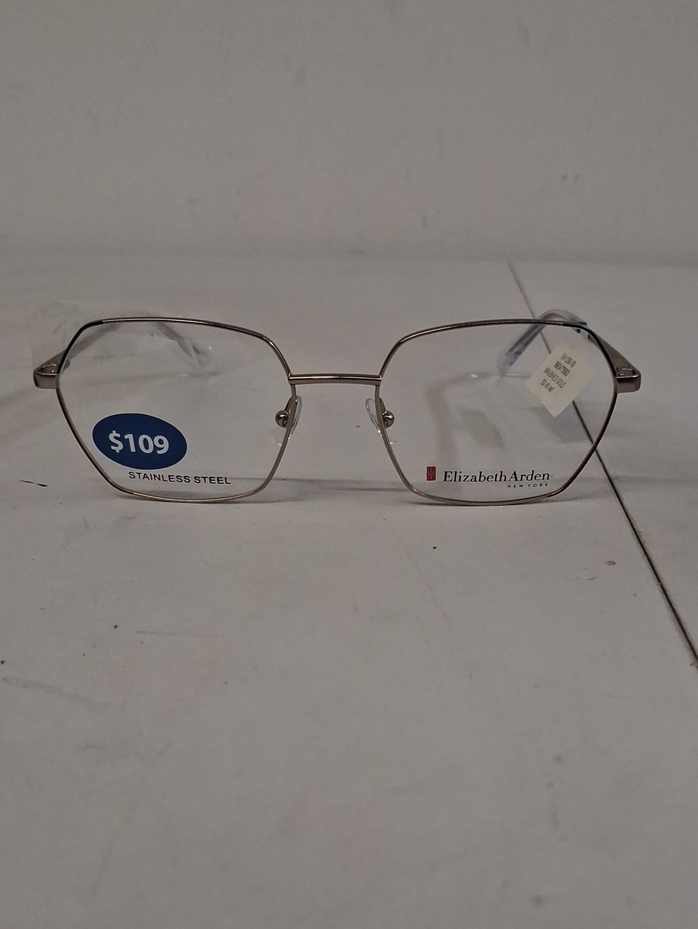 NWT Rxable Womens Elizabeth Arden EA1290 Gold Eyeglass Frames